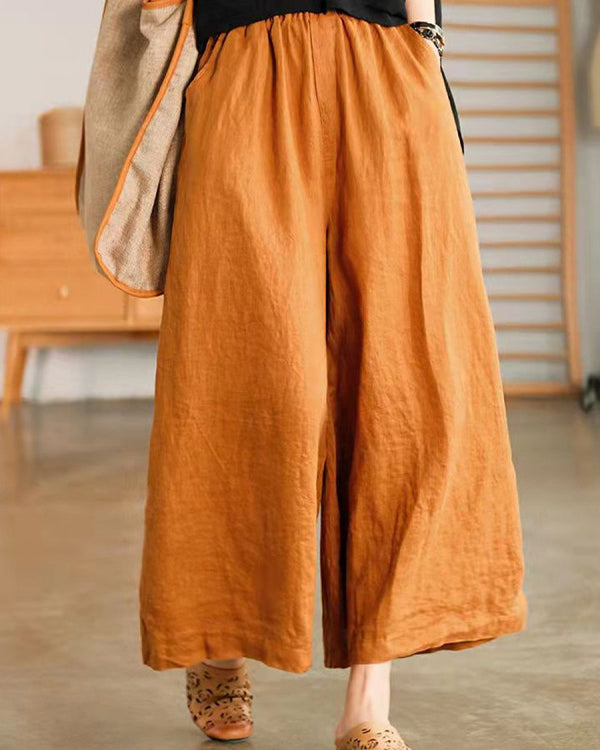 Loose Casual Linen Pants